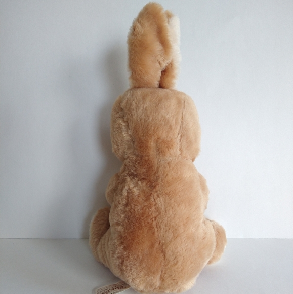 Dan Dee Bunny Rabbit with Baseball and Bow Tan Brown 12" Easter Plush Animal - Picture 4 of 7